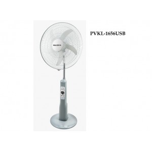 Polystar 16" Long lasting Rechargeable fan PVKL-1656USB