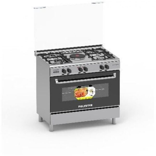POLYSTAR 4 GAS BURNER + 1 HOT PLATE GAS COOKER | PV-FS950G1