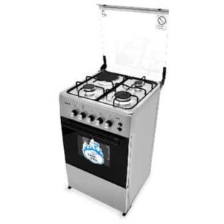 SCANFROST 3 GAS BURNERS + 1 HOT PLATE WITH GAS OVEN+GRILL - CK-5312 NG - 50X50 CMS