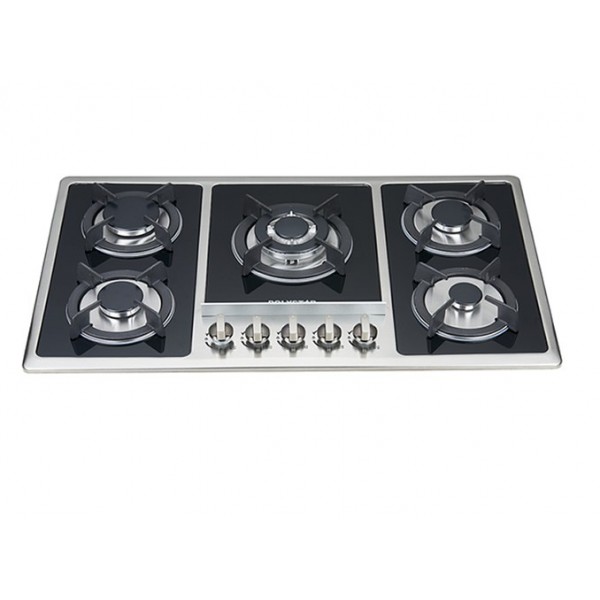 Polystar 5 burnner Gas Hob - PV-HBG5802
