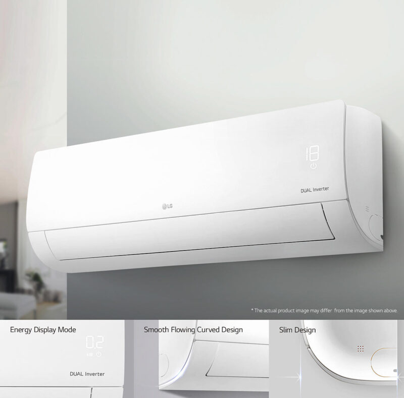 LG 2.5HP SPLIT UNIT GenCool Dual Inverter AC {SPL 2.5HP GENCOOL-B SMART INVERTER AIR CONDITIONER}