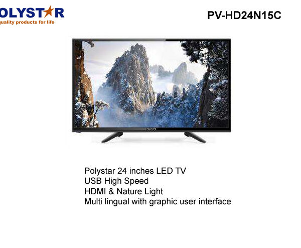 Polystar 24 inch LED TV | PV-HD24N15C