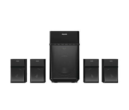 Philips 80 W Bluetooth Home Theatre (Black, 4.1 Channel) SPA8180B/94