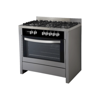 Scanfrost SFC9502SS - 90X60 CMS 5 Gas Burners (1 WOK + 4 MORMAL) -Fully Stainless Steel Flash Board , Lamp and Gas Oven