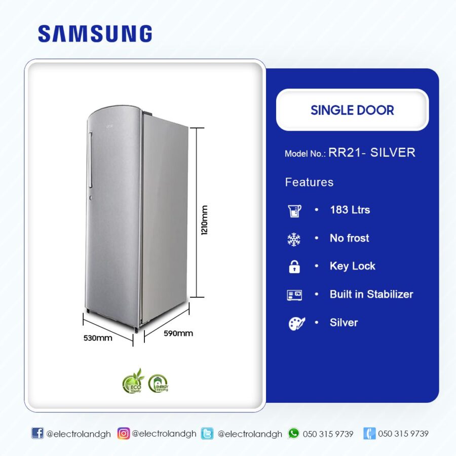 SAMSUNG 220L Single Door Refrigerator -RR21/RR21J