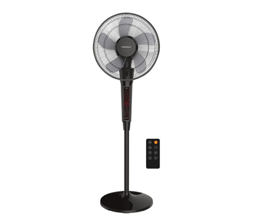 Scanfrost 18" Fan AS 5 Blade with Remote, Black Color - SFRF18RCB