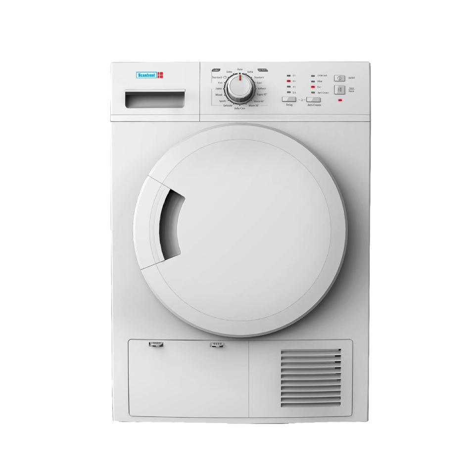 SCANFROST SFD8000 Tumble DRYER 8KG SILVER