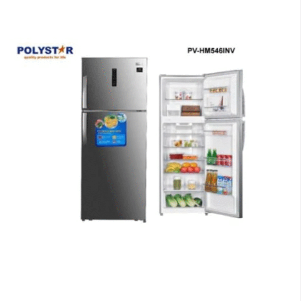 Polystar Double Door Inverter Refrigerator | PV-HM546INV