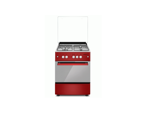 MAXI Gas Cooker 60*60 (3+1) Burner Gas Cooker  RED