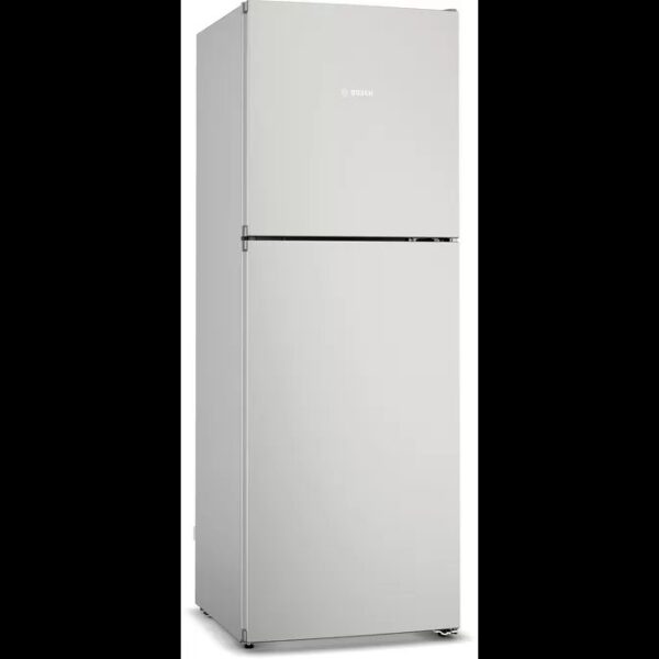 BOSCH free-standing fridge-freezer with freezer at top 171 x 60 cm Inox-look-metallic (256l) KDN30N12N5