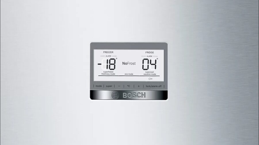 BOSCH free-standing fridge-freezer with freezer at bottom 186 x 86 cm Stainless steel (with anti-fingerprint) (682L) KGN86AI2N5 - Image 3