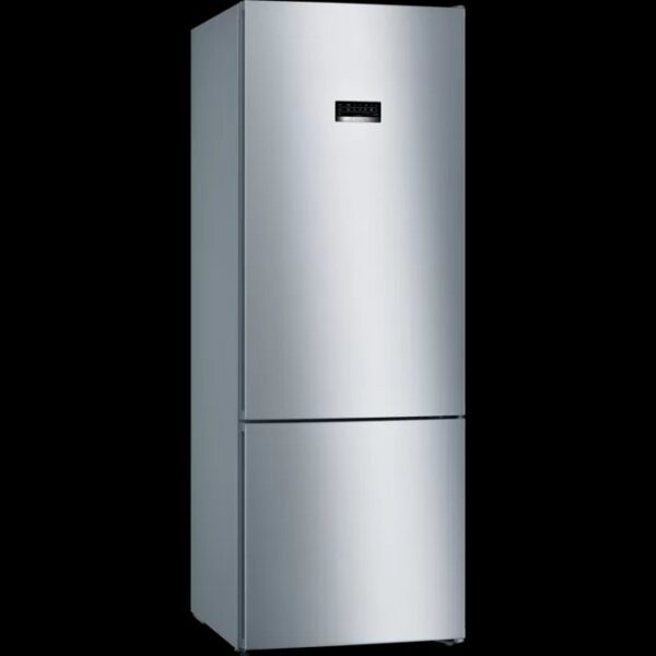 BOSCH free-standing fridge-freezer with freezer at bottom 193 x 70 cm Stainless steel look (559l) KGN56VL2N5