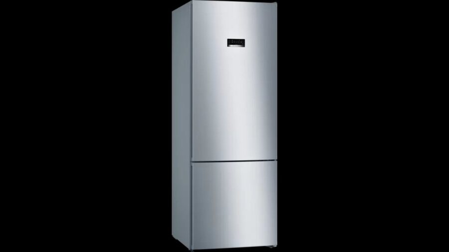 BOSCH free-standing fridge-freezer with freezer at bottom 193 x 70 cm Stainless steel look (559l) KGN56VL2N5