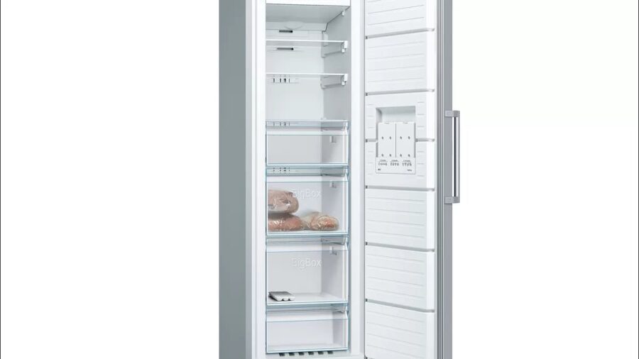 BOSCHE free-standing freezer 186 x 60 cm Stainless steel look (212L) GSN36VL3PG - Image 4