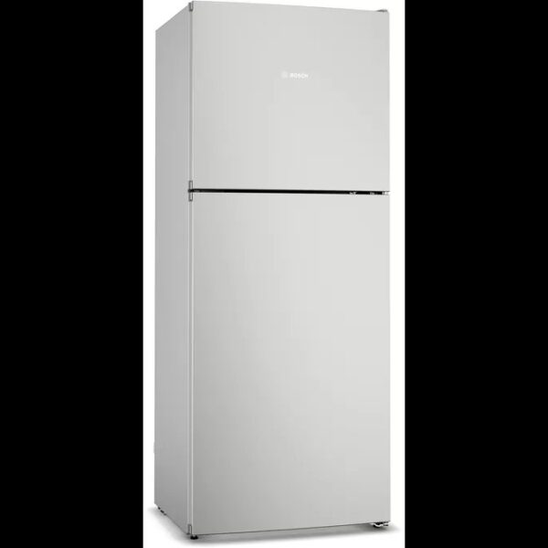 BOSCH free-standing fridge-freezer with freezer at top 178 x 70 cm Inox-look-metallic
(365l) KDN43N12N5