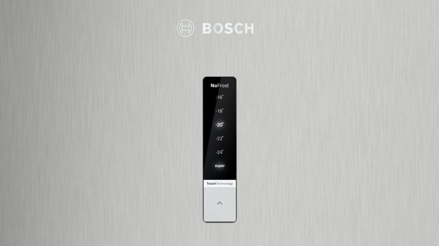 BOSCH free-standing fridge-freezer with freezer at top 178 x 70 cm Stainless steel look
KDN43VL2N5 (365l) - Image 4