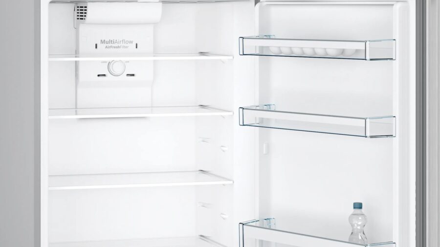 BOSCH free-standing fridge-freezer with freezer at top 178 x 70 cm Stainless steel look
KDN43VL2N5 (365l) - Image 3