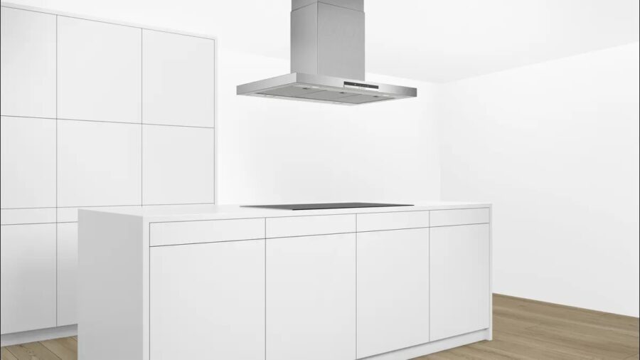 BOSCH island cooker hood 90 cm Stainless steel DIB97IM50M - Image 2