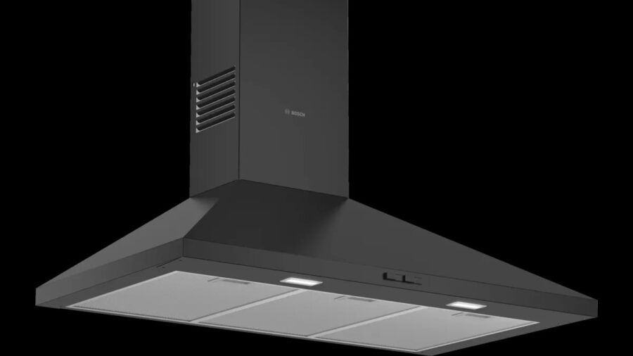BOSCH wall-mounted cooker hood 90 cm Black DWP94BC60B
