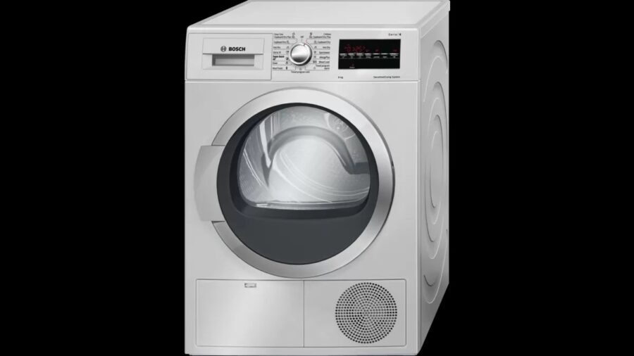 BOSCH condenser tumble dryer 9 kg Inox-easyclean WTG86400KE - Image 2