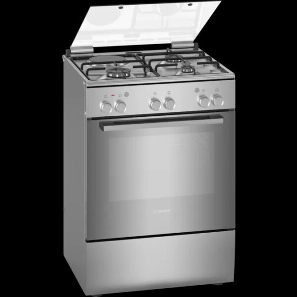 BOSCH Freestanding gas cooker Stainless steel HGA120F50S