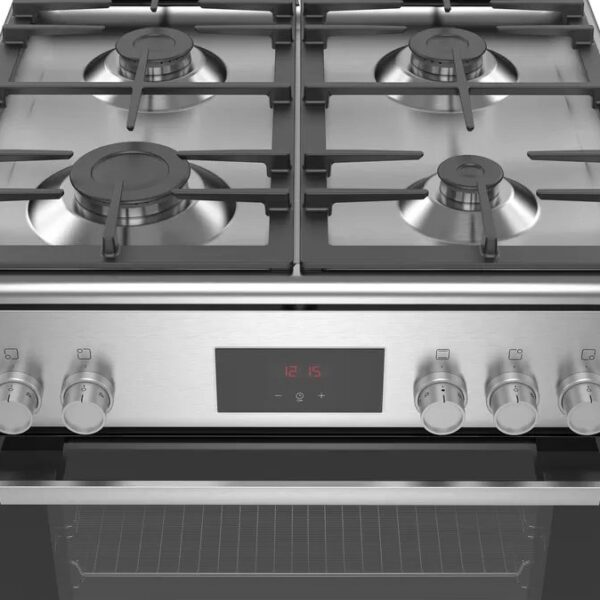 BOSCH Freestanding gas cooker Stainless steel HGB320E50M