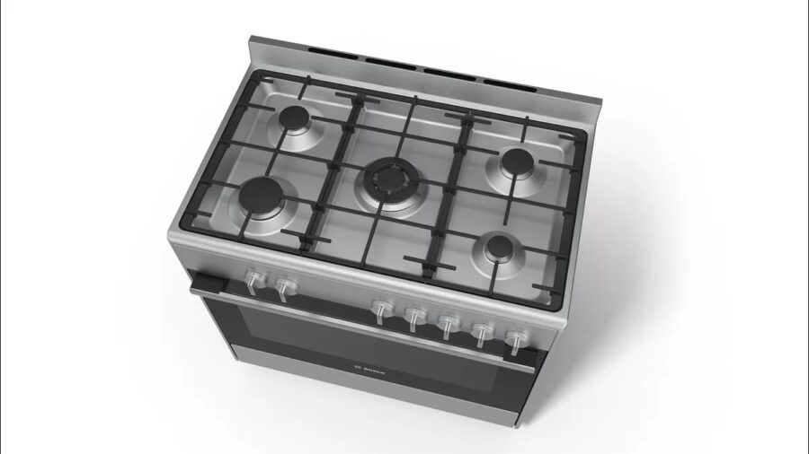 BOSCH 5 Burners Gas range cooker Stainless steel HSG734357Z - Image 5