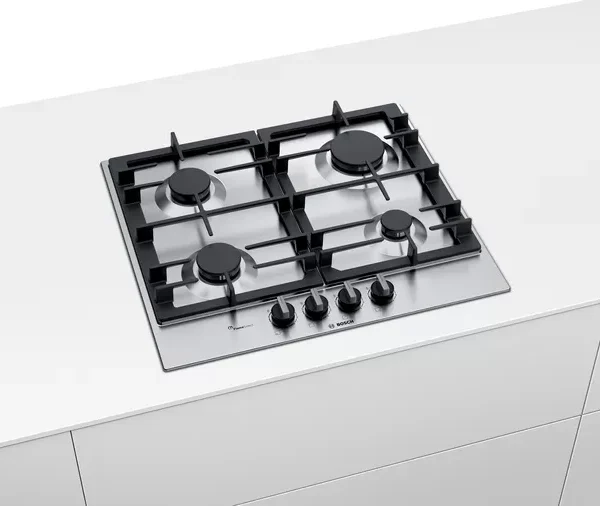 BOSCH Gas hob 60 cm Stainless steel PCP6A5B90
