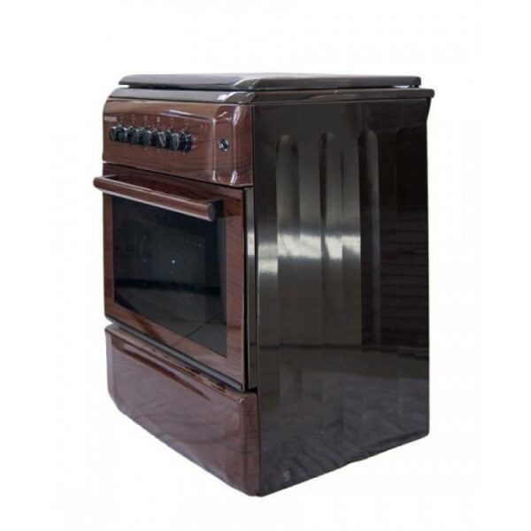BRUHM GAS COOKER BGC-6640SN 60*55 4 GAS-WOODEN FINISH