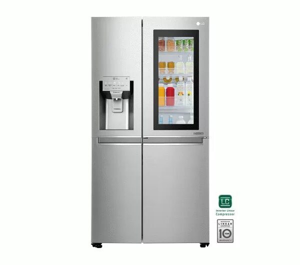 LG InstaView Side by Side Refrigerator GC-x247CSAV 659Liter
