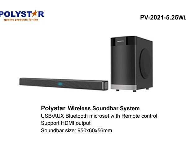 Polystar Tower Soundbar pv-2021-5.25wl
