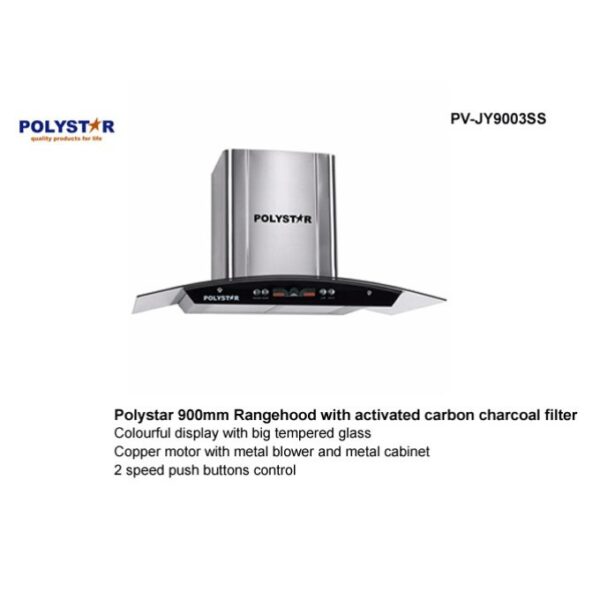 POLYSTAR 900M RANGEHOOD | PV-JY9003SS