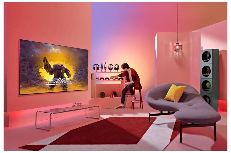 LG 55 Inch QNED Quantum Dot NanoCell 80 Series UHD 4K Smart TV - Image 2