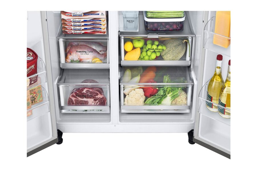 LG GC-X257CSES 674L InstaView Door-in-Door™ Side by Side Refrigerator - Image 3