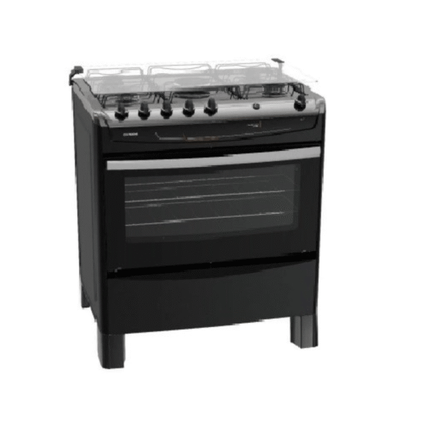 Scanfrost Fast cook 5 Burner Gas cooker Silver | CK7500S