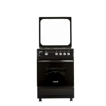 CK6302B - 60X60 3 Gas Burners 1 Hotplate Black
