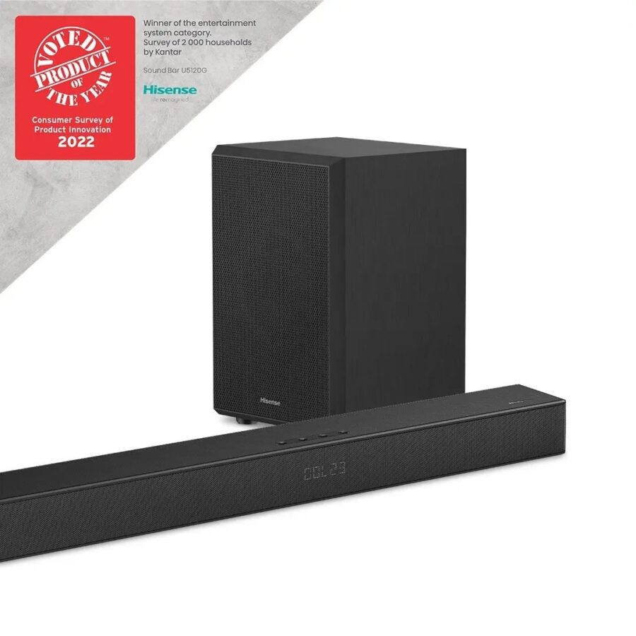 Hisense U5120G 5.1.2CH 510W Soundbar with Wireless Subwoofer - Image 2