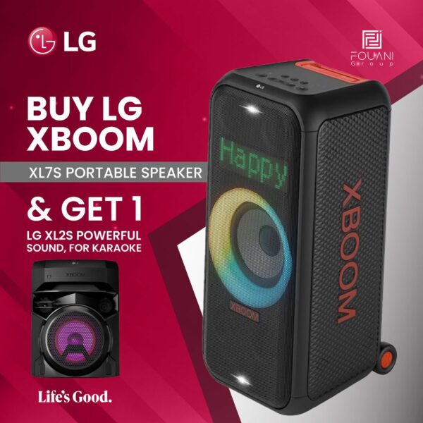LG XBOOM XL7S Portable Speaker

LGAUD7S-XL