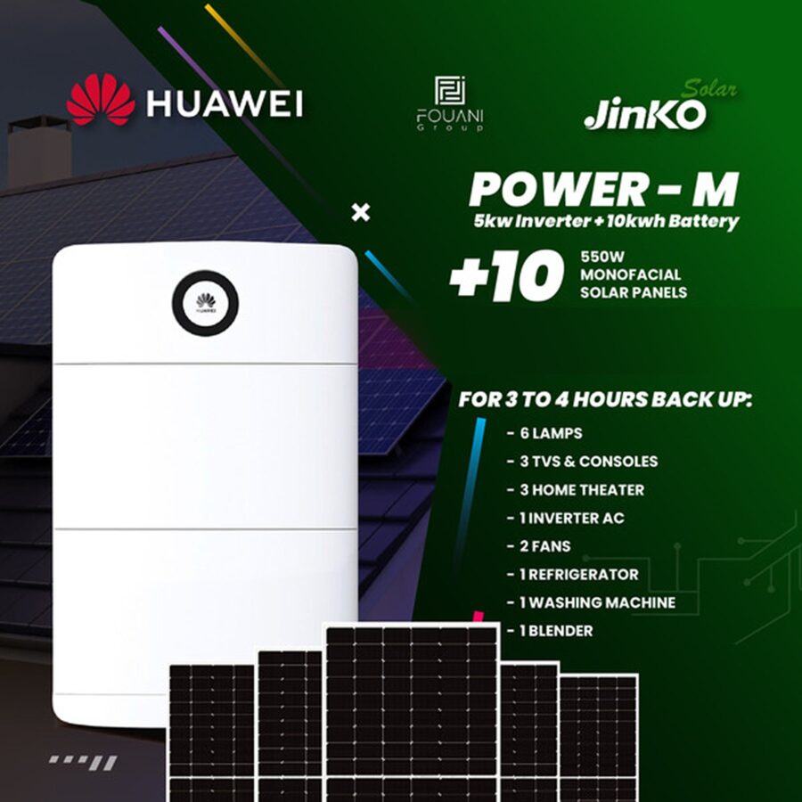 5 KW + 10 KWH HUAWEI FULL SOLUTION BUNDLE