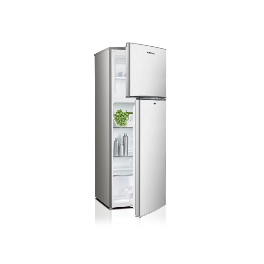 BRUHM REF BFD-195MD 181LTRS SILVER DOOR, GREY BODY