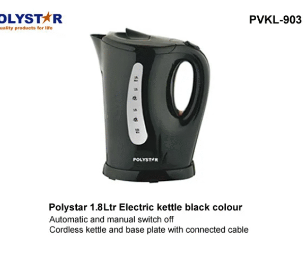 Polystar 1.8 Litres Automatic Electric Jug | PVKL-903