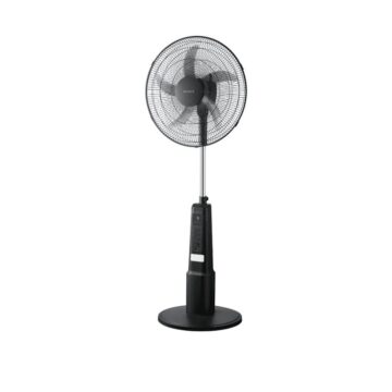 Maxi Standing Rechargeable Fan 18 inch Black (45-25MRD)